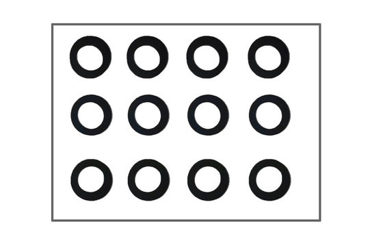 Загерметизированная пена затенять объектива Die-Cutting приложена к камере