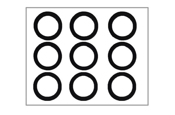 Загерметизированная пена затенять объектива Die-Cutting приложена к камере